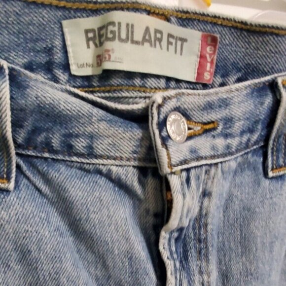 Levi Strauss Men's 505 Regular Straight Leg Denim Jeans Size W38 L30 - Picture 1 of 6